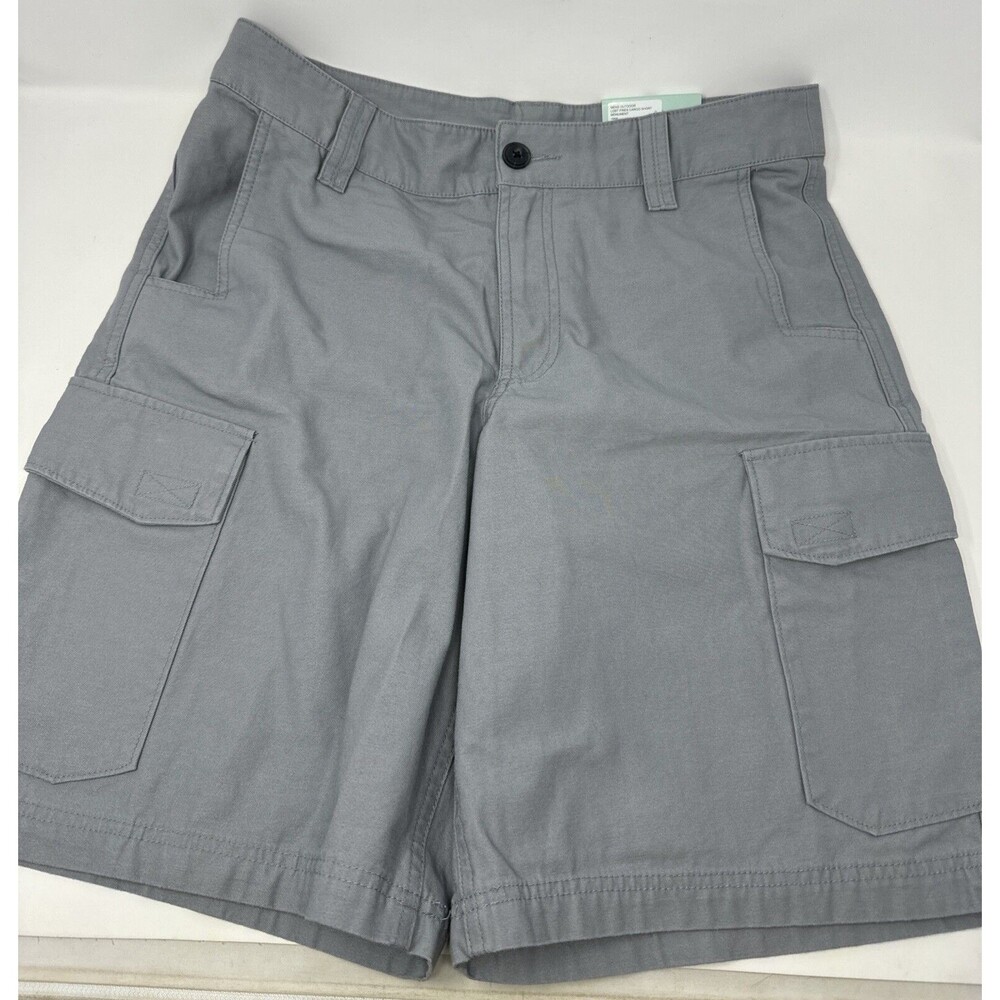NWT Men's Magellan Lost Pines Outdoor Cargo 10" Shorts Size 32W Gray Monument
